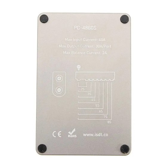 ISDT PC-4860S PC4860 1-8S Safe Parallel Board XT60 Parallel Charging Board for Gaoneng Tattu Battery 4860 4860S